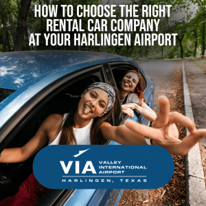 Travelers having fun in a rental car